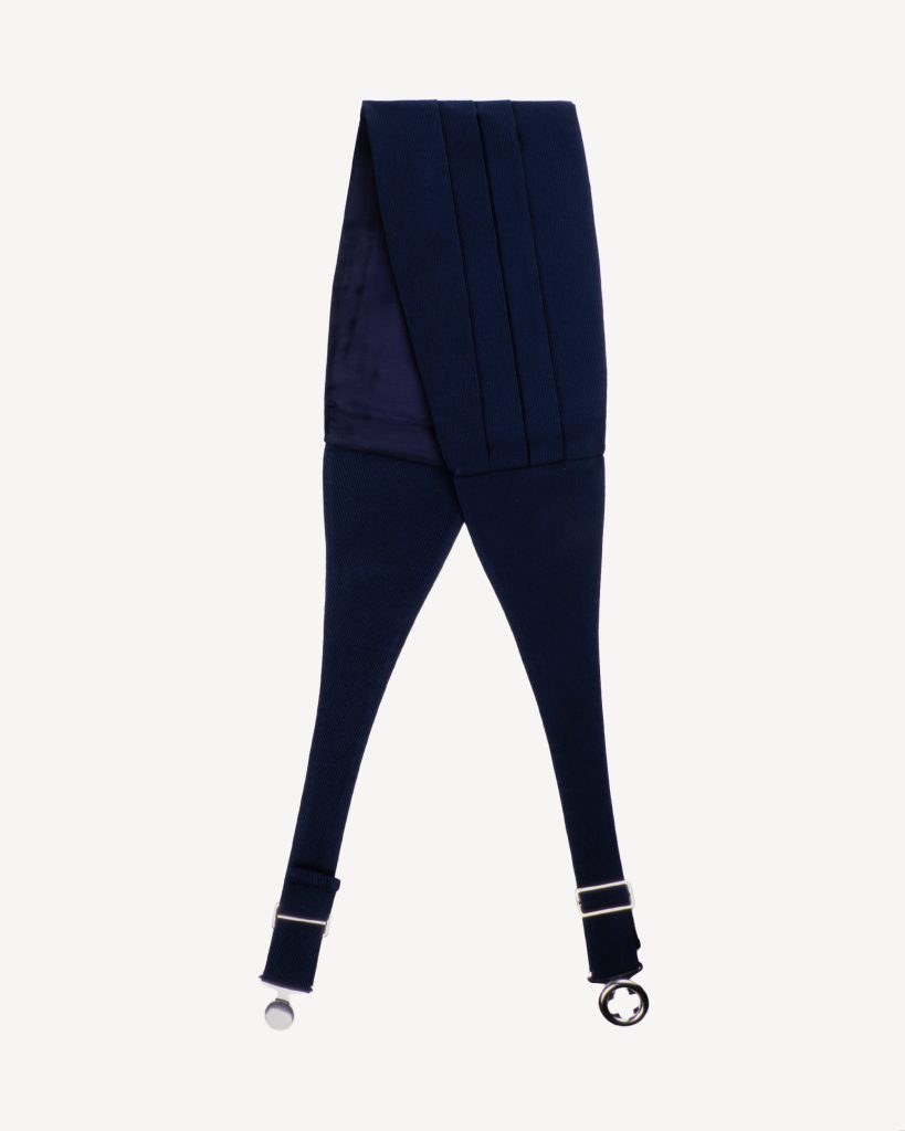Grosgrain Silk Cummerbund - Midnight Navy