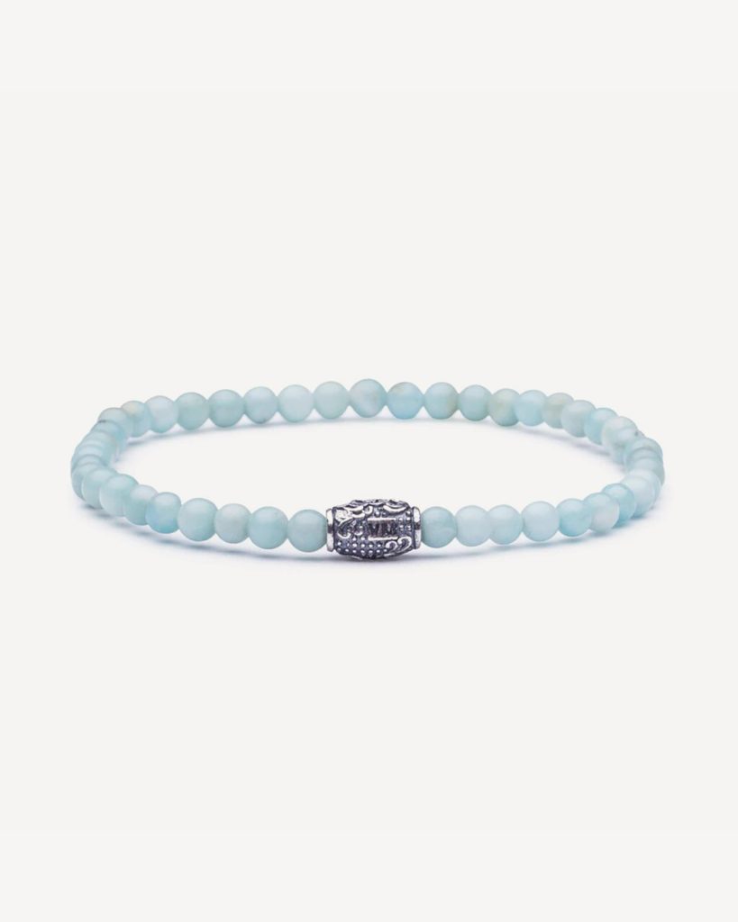 Natural 4 mm Gemstone Bracelet - Amazonite