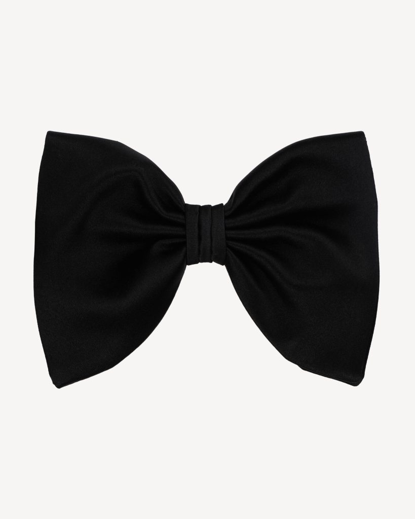 Black Maison Milano Ready-tie Grosgrain Bow-tie