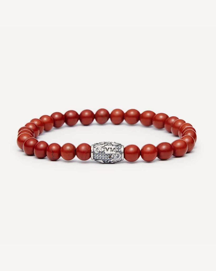 NATURAL 6 MM GEMSTONE BRACELET – Blood