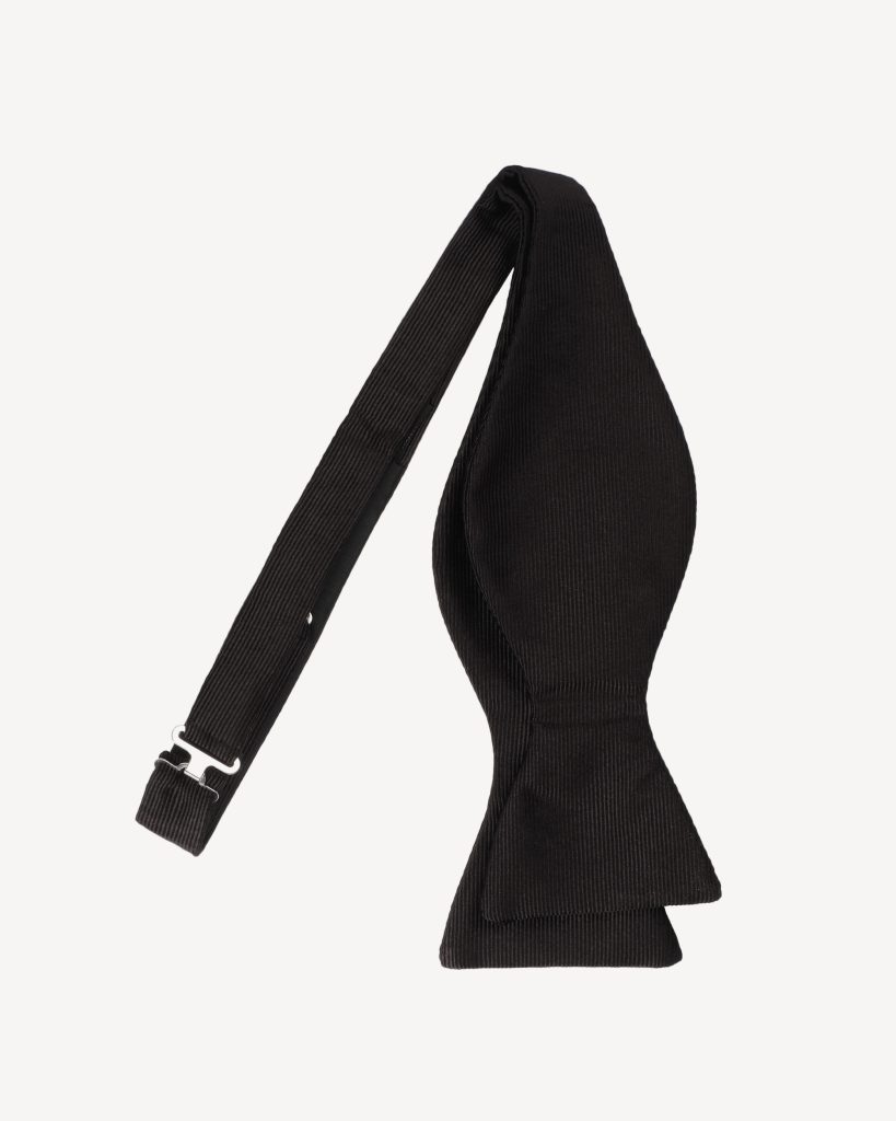 Black Self-tie Grosgrain Bow-tie