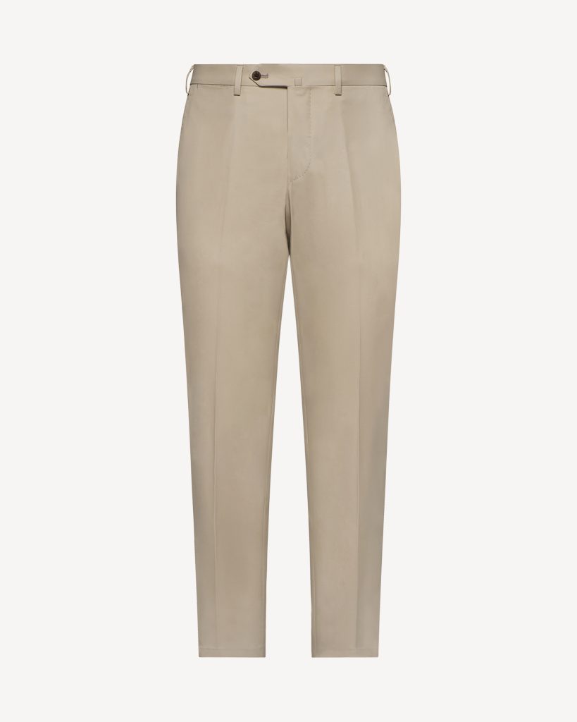 Classic 4-seasonal Cotton Trousers - Beige