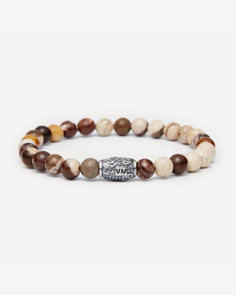 Natural 6 mm Gemstone Bracelet - Cola