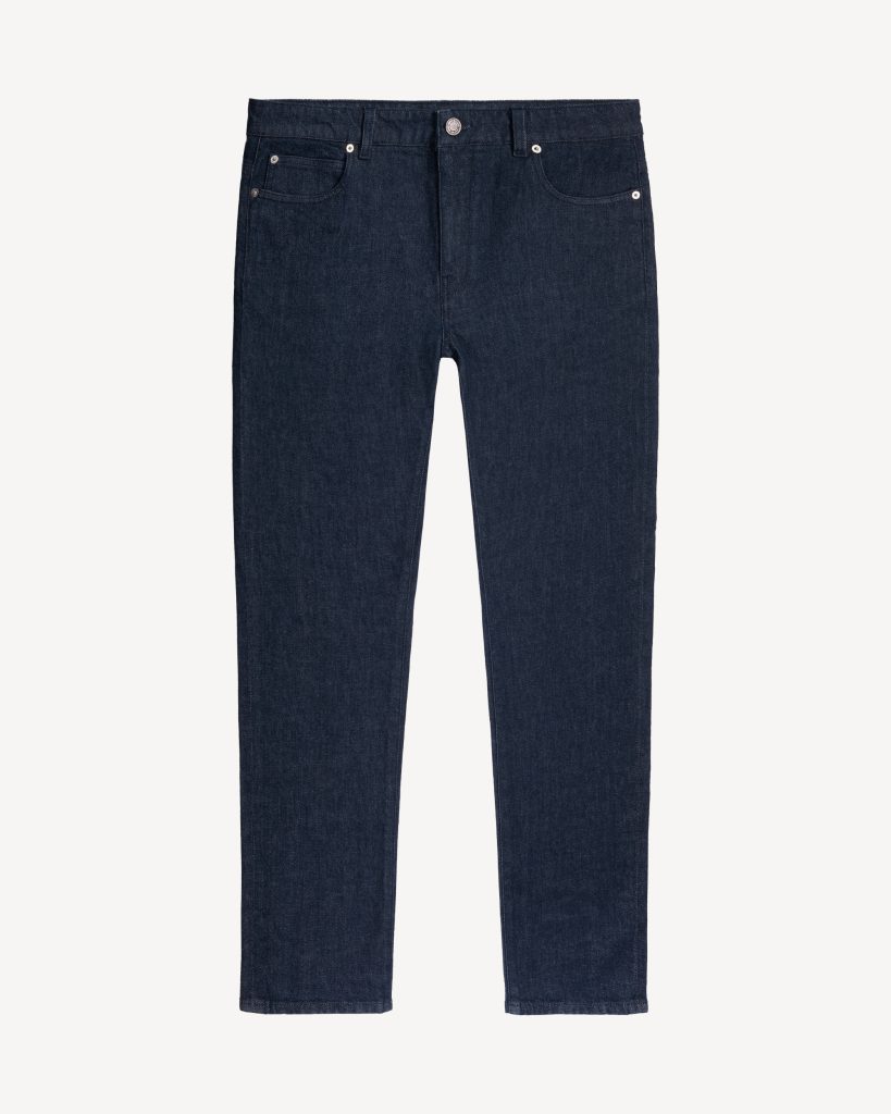 Italian Denim Slim Leg 5-pocket Jeans - Midnight Denim