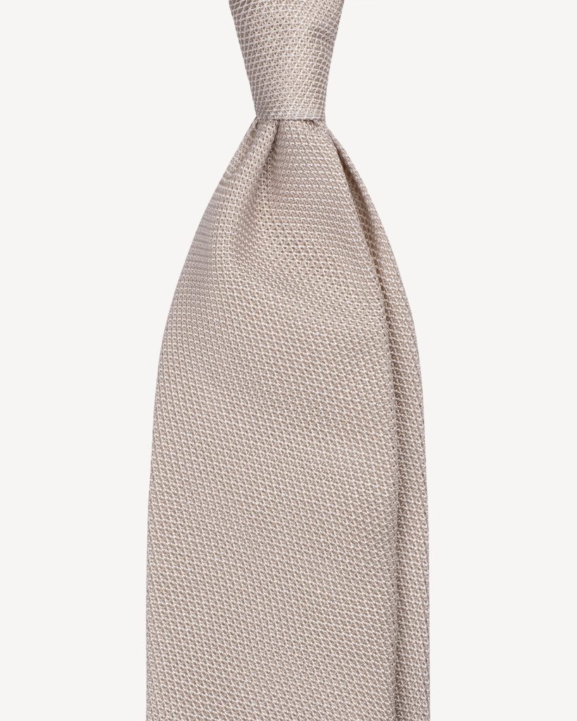 Grenadine Garza Fina Unlined Tie - Ivory