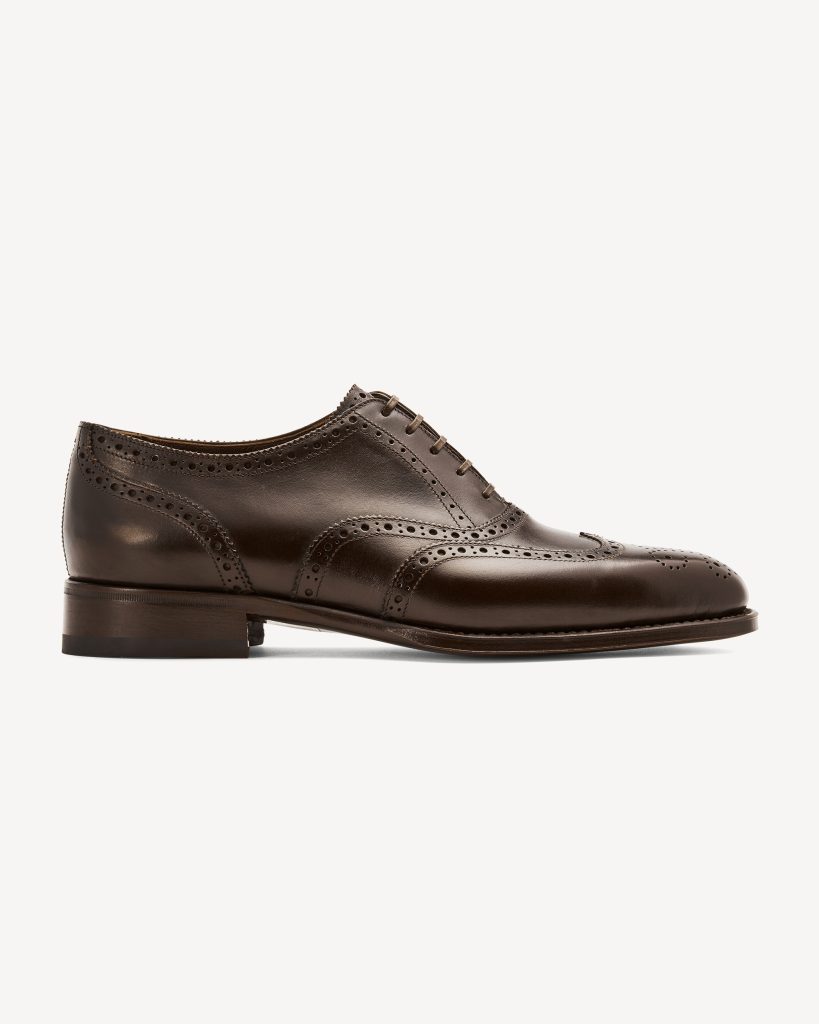 Milanese Goodyear Wingtip Oxford - Cognac