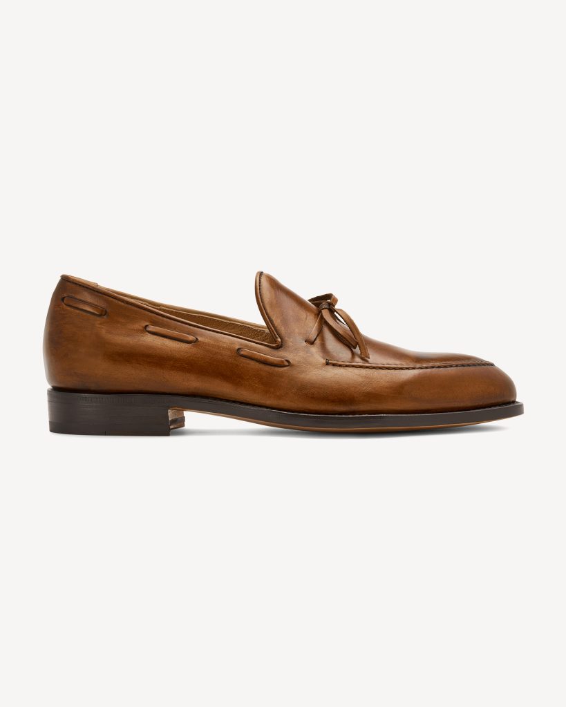Milanese Handwelted String Loafer - Natural