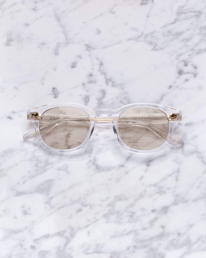 The Positano Sunglasses - Transparant with Light Brown Lens
