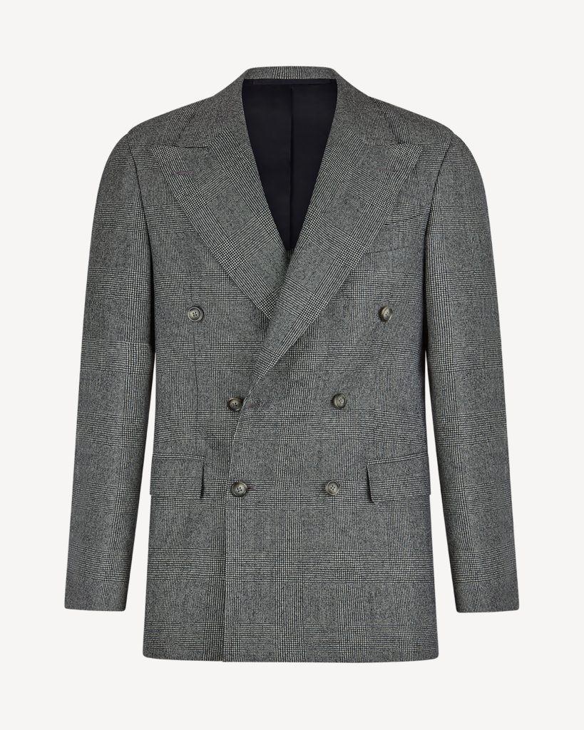 Sartorial Flannel Double Breasted Suit - Prince of Wales