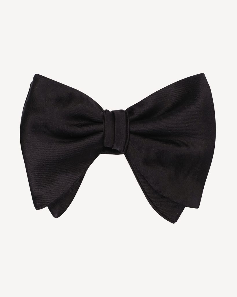 Satin Bow Tie – Black