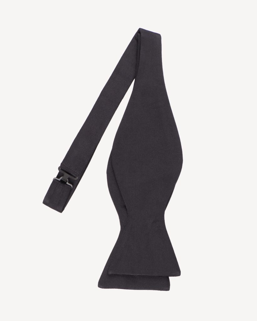 Charcoal Self-tie Grosgrain Bow-tie