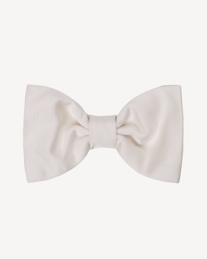 Ivory Ready-tie Grosgrain Bow-tie