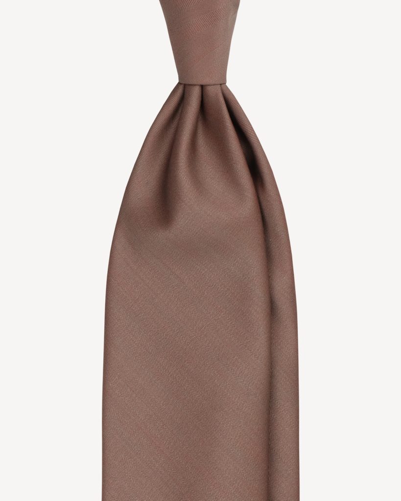 Solaro woven selftipped Tie - Sand Tone