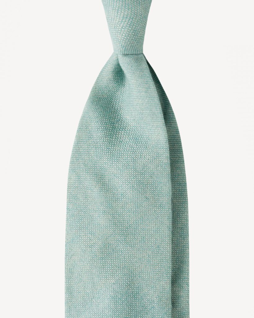 Solid 100% Italian Cashmere Tie - Mint