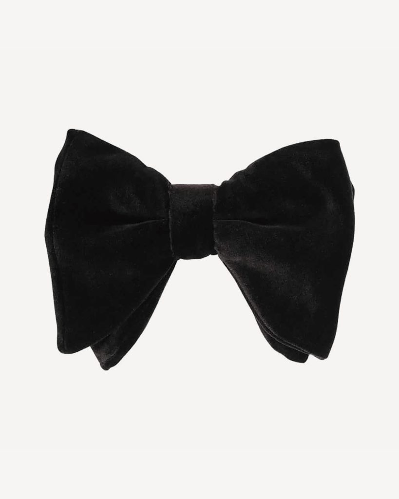Velvet Artisan Bow Tie – Black
