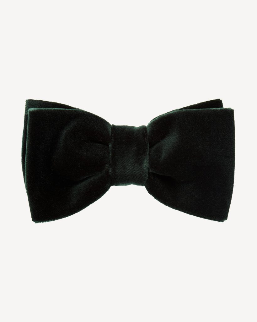 Velvet Bow Tie – Forest