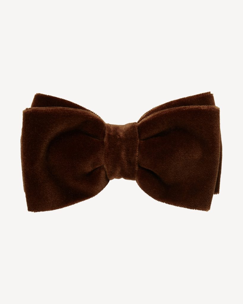 Velvet Bow Tie – Marrone